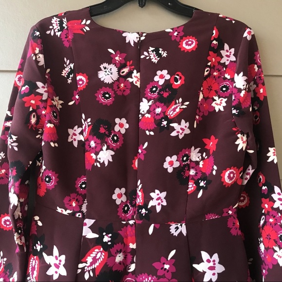 Ann Taylor Floral Mini Dress | 4 - Picture 5 of 6